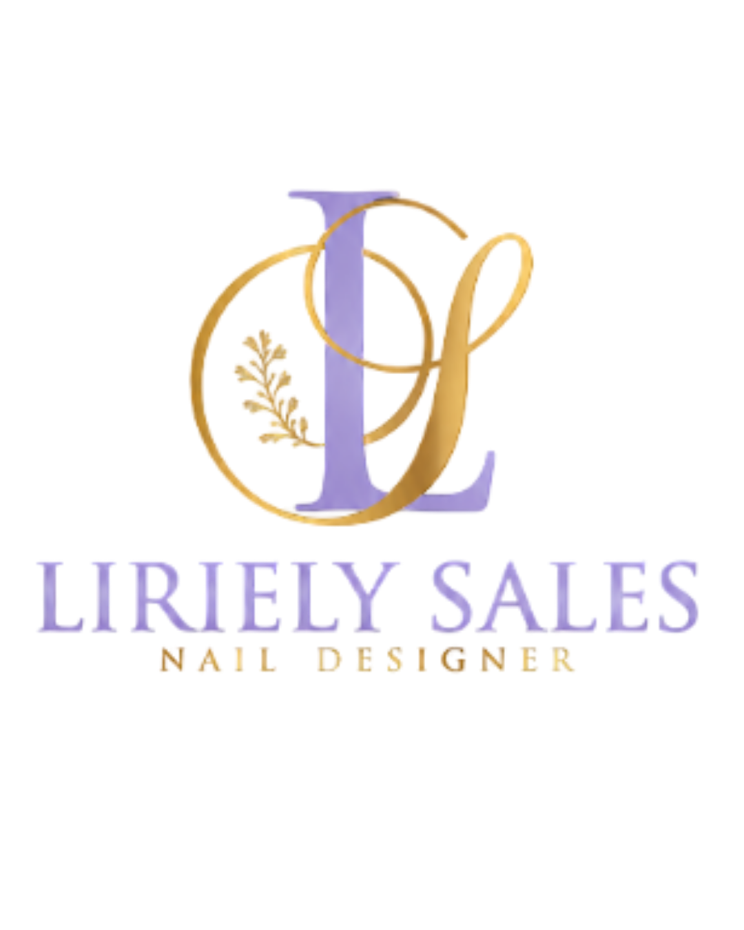 Logomarca Liriely Sales Nail Designer
